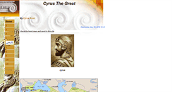 Desktop Screenshot of cyrusthegreat.net