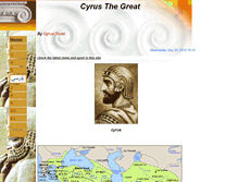 Tablet Screenshot of cyrusthegreat.net